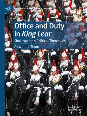 cover image of Office and Duty in King Lear